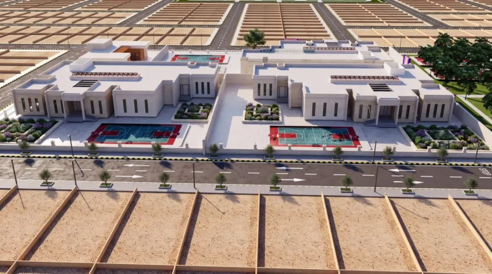 مدينة ذي قار الجديدة — منظور آخر للمجمّع الخدمي